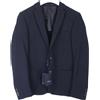 Zapa Giacca Uomo UK 40 Misto Lana Blu Scuro Mezza Foderato 2 Bottoni Casual