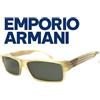 emporio armani occhiali da sole uomo anni 2000 plastica made italy verde