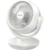 Acoolir Ventilatore da Tavolo, Ventilatore Silenzioso 24 dB, Doppia Oscillazione 70° Orizzontale e 100° Verticale, 3 Velocità, Ventilatore Portatile per Camera Soggiorno Ufficio, Bianco Grigio