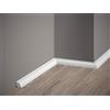 Mardom Decor | MD001P | Battiscopa Premium | laccato bianco | 200 x 2,1 x 2,1 cm