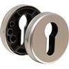 Vachette assa abloy Rosone rotonda in acciaio inox - Chiave I - LC - Venduto da 2 - Vacchetta