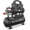 STAHLWERK Compressore con serbatoio da 9 L (ST-98 Pro) - senza olio & silenzioso, 8 bar, compressore d'aria con motori brushless, 1,22 CV, 0,90 kW, 170 l/min, compressore a pistoni silenzioso