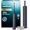 Philips Sonicare DiamondClean Prestige 9900 - Spazzolino elettrico sonico con 1 testina Premium All-in-One A3 e custodia di ricarica blu notte modello HX9992/12