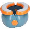 Xiuganpo Vasino Portatile Pieghevole per Addestramento Vasino per Bambini, Installazione Semplice, da Viaggio per Bambini in Plastica, PU (Tipo 3)
