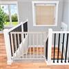Safetots Top of Stairs - Cancelletto di sicurezza in legno, color avena, 63,5-105,5 cm, montaggio a vite