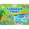 Skillmatics Tangram Twist Amazing Animals, giocattolo a vapore, kit di artigianato, puzzle, attività fai da te, adesivi senza disordine, educativi per ragazzi e ragazze, regali per bambini di 4, 5, 6,