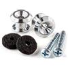 Jim Dunlop DUNLOP - 7102 STRAP BUTTON SET, Reggi Tracolla in Alluminio