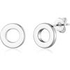 Philip Jones Orecchini a cerchio in argento placcato