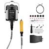 VEVOR Smerigliatrice ad Albero Flessibile, 1000 W 30000 giri/min, Utensile Rotante Elettrico ad Albero, Macchina per Smerigliatura Sospesa con 31 Accessori e Pedale per Intaglio, lucidatura, Foratura