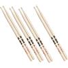 Vic Firth Bacchette per Batteria Serie American Classic 5A Hickory Americano Punta di Legno 4 x paia pacchetto di valore