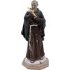 Generico Statua di San Padre Pio, Resina Lavorata e Dipinta a Mano, Made in Italy, Altezze: 10, 15, 20, 30 cm (cm. 15)
