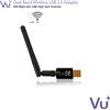 Vu+ Adattatore USB 2.0 wireless dual band VU+® 600 Mbps con antenna inclusa