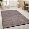 Paco Home Tappeto soggiorno a pelo corto in juta tessuto a mano motivo etnico melange fibra naturale dimensioni 200x290 cm