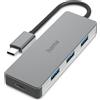 Hama - Hub - 3 x USB 3.2 Gen 2 + 1 x USB-C 3.1 Gen 2 - Desktop