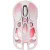 GravaStar Mouse da gioco wireless GravaStar Mercury M1 Pro, dongle 1K, 26.000 DPI, PAW3395, 5 luci RGB Glowsync, rosa sakura