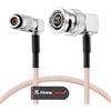 Alvin's Cables DIN 1.0/2.3 mini BNC a BNC Maschio 75 Ohm RG179 HD SDI Cavo per Blackmagic Angolo Retto a Destra