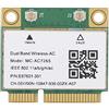 Annadue Scheda WiFi Wireless MC AC7265, Adattatore di Rete Wireless Bluetooth 4.2 per Supporto 7265AC 7 8 10