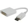 Gembird A-DPM-DVIF-002-W cavo di interfaccia e adattatore DisplayPort DVI Bianco