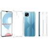 Max Power Digital Cover per Realme C21Y/C25Y Custodia Resistente Antiurto in Silicone Trasparente con Angoli Rinforzati Morbido Sottile TPU Silicone Protettivo Case (Trasparente)