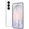 Samsung Galaxy S26 bianco, 256 GB di archiviazione, telefono AI, 12 GB di RAM, AP personalizzato, display privacy integrato, assistenza fotografica, fotocamera da 200 MP, batteria 5000 mAh, versione