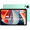DOOGEE T20 Tablet 10.4, 15GB RAM + 256GB Rom (TF 1TB), 2K Tablet TÜV Certificato Octa-Core Android 12 con Batteria 8300mAh, Dual 4G e 2.4/5G WiFi, 16MP+8MP Fotocamera, 4 Altoparlanti Hi-RES Audio,