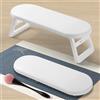 HOTUT Cuscino per Manicure, Cuscino per Unghie Poggiabraccia per Unghie Impermeabile Resistente, Poggiamano per Unghie Pieghevole in Pelle Cuscino per Piedi Antiscivolo per Salone di Nail Art