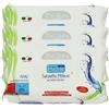 MAURY'S IL NUMERO UNO DEL RISPARMIO Hydra Viva+ Set 3CF Salviette Milleusi Umidificate con Clip 72PZ - per Adulti e Bambini, con Glicerina, Provitamina B5, Azione Delicata, Idrata, Dermatologicamente Testate - Made in Italy