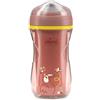 Chicco Tazza Active Tazza Bambino 14m+ Antigoccia Beccuccio Rigido Termica Rosa 266ml