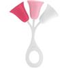 Chicco Trillino Tulipano Rosa Sonaglio Per Neonati Maneggevole In Plastica Riciclata E Bio 3-18 Mesi