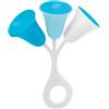 Chicco Trillino Tulipano Azzurro Sonaglio Per Neonati Maneggevole In Plastica Riciclata E Bio 3-18 Mesi