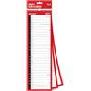 G4GADGET Calendario da parete sottile 2026, con rilegatura a spirale e organizer mensile, design verticale rosso e bianco, festività del Regno Unito, date importanti e planner 2027, ideale per casa