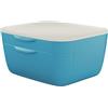 Leitz Cassettiera a 2 Cassetti, Gamma Cosy, Organizer per Riporre Documenti, Penne, Cavi e Riviste, Adatta per Casa e Ufficio, Blu Calmo, 53570061