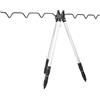 CCYLEZ Treppiede per Canna da Pesca con Resistente Lega di Alluminio per Supporto per Pesca in Mare - Design a Triangolo Telescopico 124 Cm