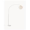 Westwing Collection Lampada ad arco grande in tessuto a rete Beau - Beige