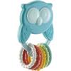 Chicco Gioco Owly Rattle Gufo Trillino ECO+ 3-18M, 1 Pezzo