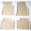 Autokit Tappetini Tappeti gomma Beige Specifici COMPATIBILI con BMW Serie 3 (E90 -E91)