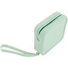 Ipetboom Borsa Piccola per Ciclo Mestruale in Silicone Riutilizzabile, Porta Assorbenti Igienici da Viaggio, Sacchetto per Conservazione Prodotti Femminili, Colore Verde Oceano, per Donne