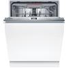 Bosch SMH4EVX09E Serie 4, Lavastoviglie da incasso a scomparsa totale, Cerniere Sliding, Home Connect, EfficientDry: apertura automatica della porta, Info Light, Assistente al lavaggio 60 cm,