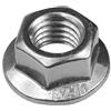 KENO K-21 M6 Dado esagonale con flangia e intaglio M6 K-21 M6