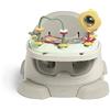 Mamas & Papas Baby Bug - Sedile alto per mangiare, tagliere rimovibile, cintura di sicurezza, seduta regolabile, piedini antiscivolo, argilla