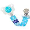 Chicco Succhietto Micrò e Clip Boy 0-2M, Silicone, Azzurro