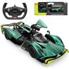 CMJ RC Cars Aston Martin Valkyrie AMR Pro - Auto telecomandata in scala 1:14, licenza ufficiale, colore verde scuro, auto RC perfetta per ragazzi e ragazze
