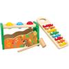 Trudi SEVI Batti Batti Musicale | Trudi by Giochi in Legno educativi Prima Infanzia. Costruzioni e Giocattoli. Regalo di Natale e Compleanno per Bambini | 29,7x13,7x15cm Wood | Modello 88052