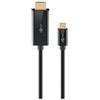 Goobay Cavo adattatore usb Goobay spina USB-C spina HDMI 1m Nero [75696]