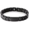 Tommy Hilfiger Bracciale a maglie da uomo Tommy Hilfiger in acciaio inossidabile nero
