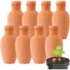 Lovely Ran Ollas - Set di 8 vasi autoirriganti in terracotta, per piante da interni ed esterni, grandi lampadine