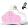 Robofun Dondolo Automatico per Passeggino - Dispositivo Elettrico Portatile con Timer, Velocità Regolabile, Adatto alla Maggior Parte dei Passeggini dispositivo di bilanciamento per passeggini, USB-C