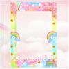 LaVenty On Cloud 9 Decorazione di Compleanno Colorata Su Nuvola 9 Forniture Per Feste Arcobaleno Su Nuvola 9 Partito Photo Booth Puntelli Cornice Su Nuvola 9 Photoshoot Puntelli Selfie