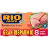 Rio Mare - Tonno all'Olio di Oliva, Qualità Pinne Gialle, 8 Lattine da 80g