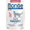 Monge Natural Superpremium Monoprotein Gatto Sterilised Manzo Paté 85g